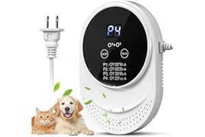 PVACG Cat Litter Deodorizer Air Purifier for 99% Dog Poop Strong Odor Plug in Air Ionizers for Home Toilet Kitchen Pets House Car Portable Air Purifier for Bedroom (1)