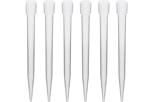 stonylab 5 ml Pipettes Tips, 20 pcs Universal Polypropylene Pipettes Tips Lab Clear Pipet Tips Liquid Transfer for Laboratory