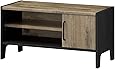 白井産業 テレビ台 約 幅88 奥行40 高さ45 cm 32型 対応 アメリカン テイスト ブラウン ブラック (VNT-4585D ビエンテージ)
