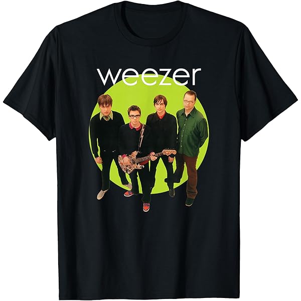 Amazon.com: Weezer Black Unisex T-Shirt - Small - Short Sleeve