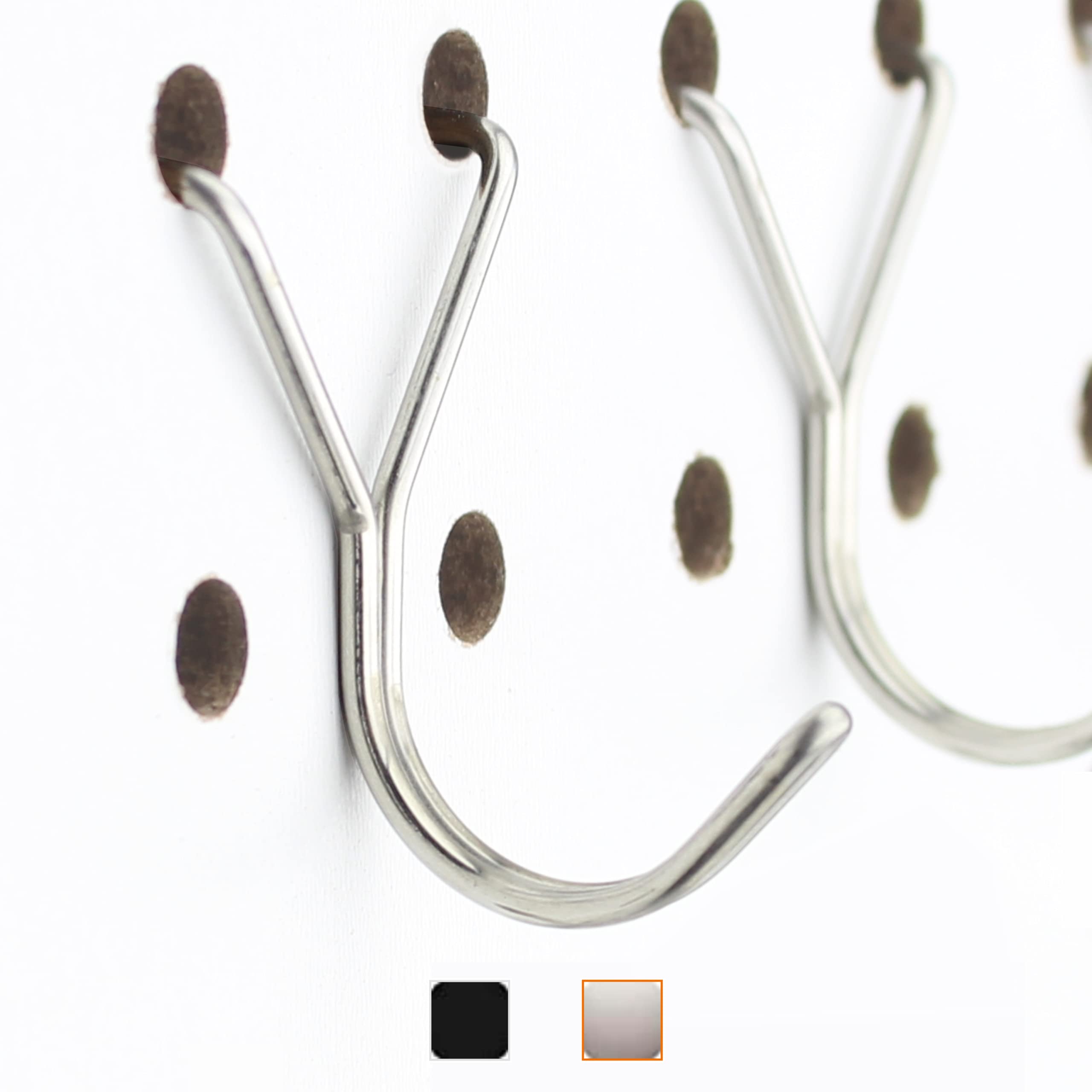 Right Arrange Stainless Steel Pegboard Hooks
