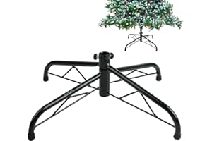 CCINEE Christmas Tree Base Stand, Dark Green Christmas Tree Base for Artificial Trees 4 Ft to 6 Ft Artificial Trees (40cm)