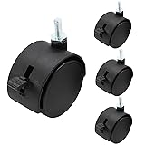 suiwotin 4pcs 2 Inch Swivel Caster Wheels, M6