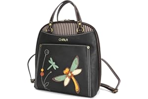 CHALA Convertible Backpack Purse - Women Convertible Shoulder Purse with Adjustable Strap