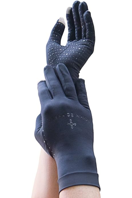 black and gold football gloves