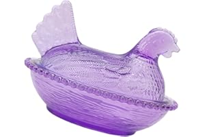 Candy Box Hen on Nest Jars with Lid Candys Dish Covered Tabletop Decorations Dessert Plate for Home Decors Covered Bowl