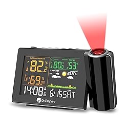 Dr. Prepare Projection Alarm Clock, Adjustable