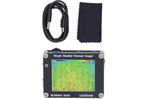 Infrared Thermal Imaging Camera with Epoxy Board Housing, Displays Maximum and Minimum Temperatures on a 2 Inch Screen