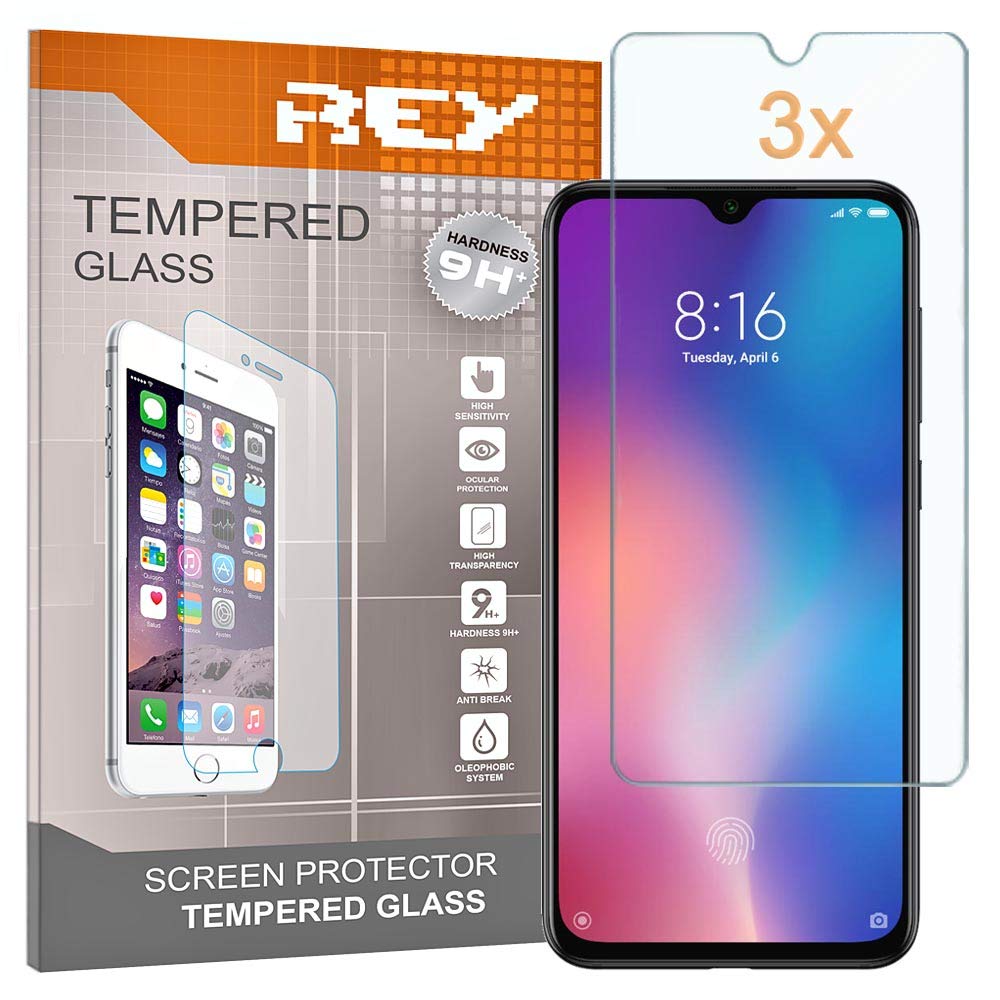 Screen Protector for XIAOMI MI 9 SE / Mi9 SE, Tempered Glass Film, Premium quality, Perfect protection for scratches, breaks, moisture, [Pack 3x]