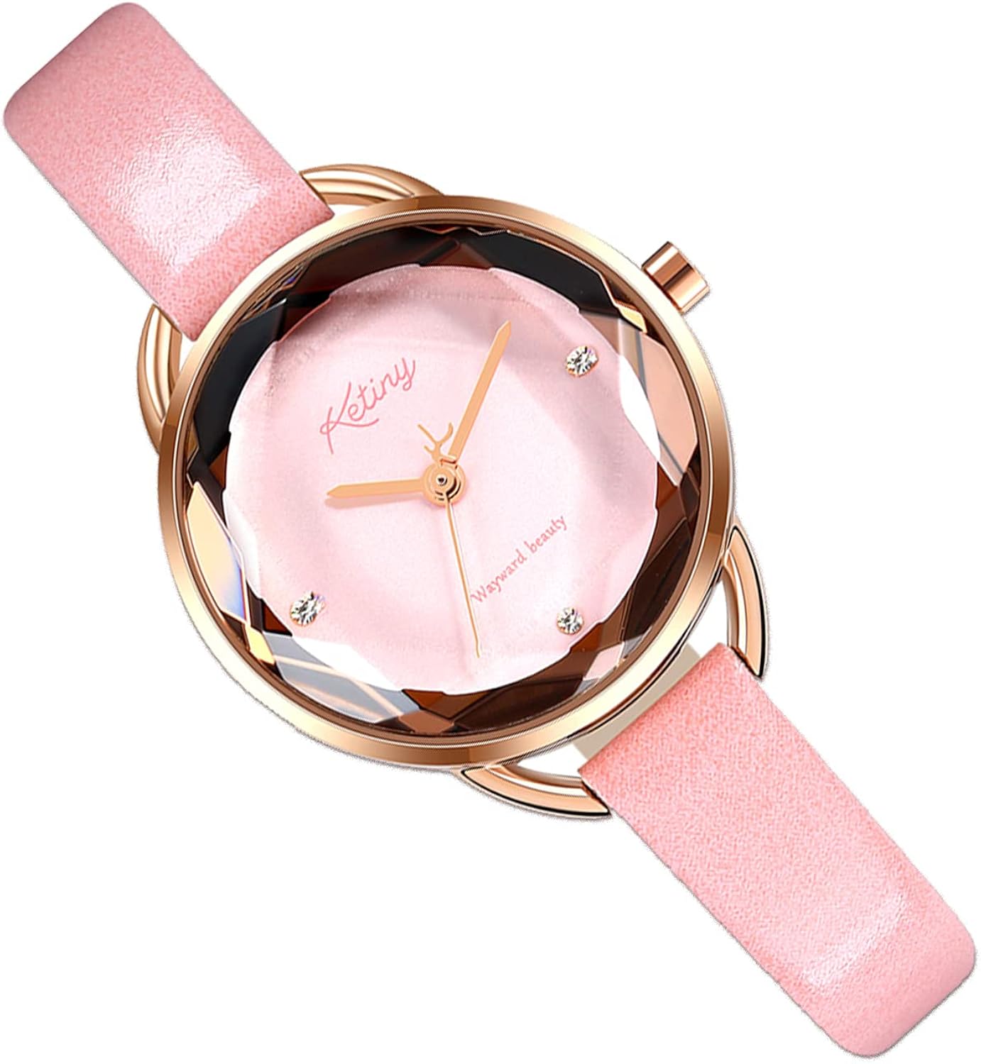 Women's Watch Fashion Quartz Dial Leather Strap 30mm Female Wrist Watch