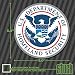 Department of Homeland Security - 5"x5"- sticker vinyl decal self adhesive dept