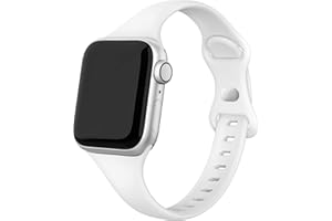 SWEES Sport Band Compatible with Apple Watch Bands 38mm 40mm 41mm 45mm Women Men, Soft Silicone Small Wristband Compatible wi