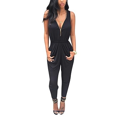 Buy V Neck Clubwear Romper Jumpsuit for Women at Ubuy Nigeria