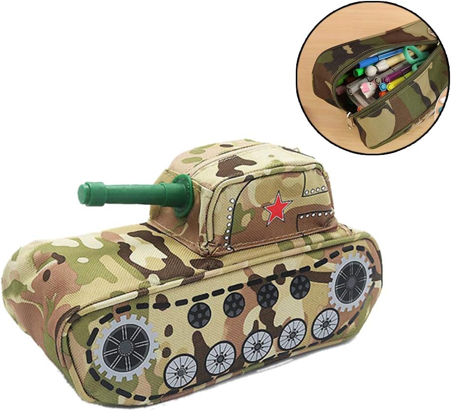 Pen Pouch With Combination Lock Boys Army Zipper Camouflage Military Large School Pencil Box Cool Pencil Case