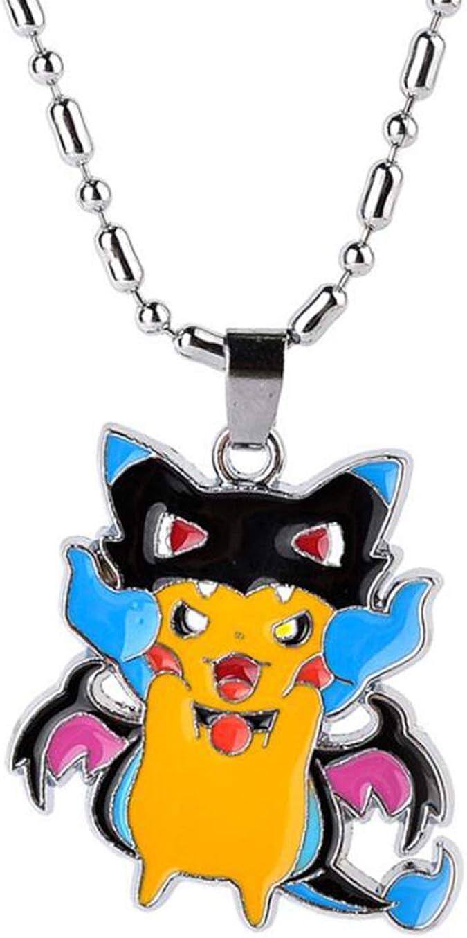 Onlyfo Pokemon Go Pikachu Pendant Necklace with Jewelry Box,Pokemon Go