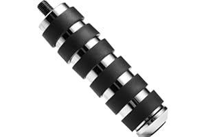 AEEAST 3.8" Motorcycle Extended Shift Peg, Long Heel Toe Shifter Peg Fit For Harley Touring Street Glide Road King Road Glide Trike Dyna Sportster FL Softail, Chrome, 1 Pc