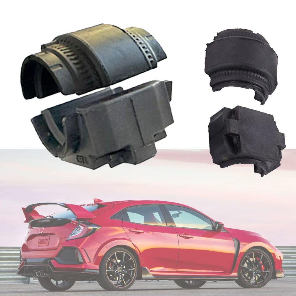 Photo 1 of **UNTESTED/ UNKNOWN DAMAGES*** Generic Front Stabilizer Bar Bushings Fit for 2016-2021 Civic - Durable Rubber, Black, Upper and Lower Parts, Pair Replacement Recommended