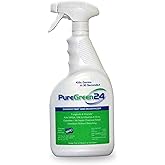 PURE GREEN 24 Safe & Effective Disinfectant. Kills Deadly Germs including RSV COVID-19 Norovirus MRSA Staph 2026 flu Bird flu Contains no toxic chemicals odorless child & pet safe 1 32oz