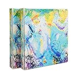 Comix Heavy Duty Premium Designer 3 Round Ring Fashion Binder, 1