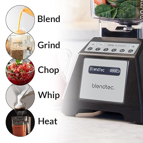 Blendtec Total Classic Original Blender - FourSide Jar (75 oz