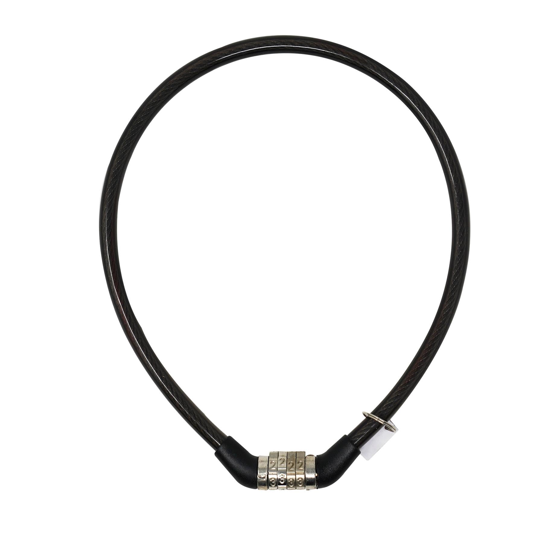 Laxzo ® Bike Lock/Bicycle Lock/High Security Cycling Lock Chain Lock with 4-Digit Code 100,000 Resettable Combinations for Bicycle Motorcycle Scooter Door in Black