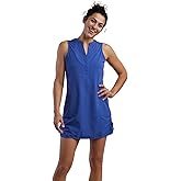 Title Nine Speed Racer Swim Cover Up Dress – Quick Dry, UPF 50+, Adjustable Sides, Zipper Pockets – Beach or Pool Ready