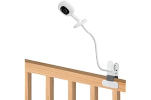 AISVAN Baby Monitor Mount Compatible with Nanit Pro Smart Baby Monitor & Flex Stand ,Also for Cameras with 1/4 Screw Mount Flexible Long Gooseneck ArmBaby Camera Holder Stand Without Tools