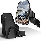 Ranger Side View Mirrors Door Mounted, The Spring Back Feature Allows Easy Reset After Fold, SHEJISI Upgraded UTV Mirrors for Full Door 2018-2024 Polaris Ranger Crew SP XP 570 1000, Polaris NorthStar