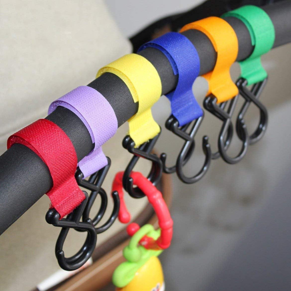 Azul real Carro de gancho multiusos Cochecito de bebé Gancho de