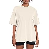 Womens Washed Vintage Oversized T-Shirt Casual