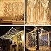YINUO LIGHT 300 LED Curtain String Lights, 9.84 ft x 9.84 ft Plug in Low Voltage Fairy String Lights, Decorative Christmas Twinkle Lights for Bedroom, Parties, Wedding Backdrop, Dorm