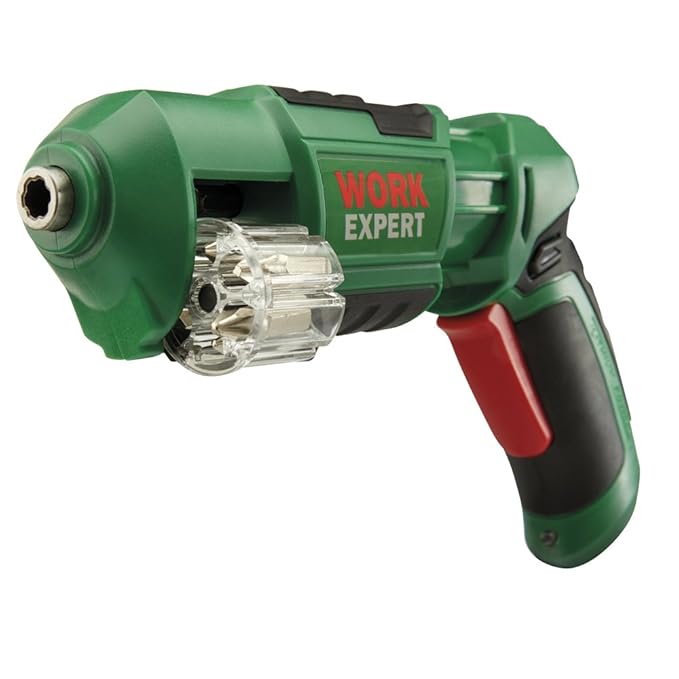 Work Expert 3.6V LiIon Multi Use Electric Revolver Screwdriver, 6 Bit