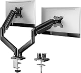 ErGear Dual Monitor Arm Desk Mount 17-32 Inch 10kg VESA 75/100 mm view 1