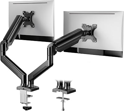 ErGear Dual Monitor Arm Desk Mount 17-32 Inch 10kg VESA 75/100 mm