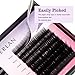Omberlan Eyelash Extensions - 16 Rows 0.15mm C Curl Lash Extensions 8-15mm Mixed Eyelash Extension Individual Eyelashes Eyelash Extension Supplies for Salon and Professionals Use
