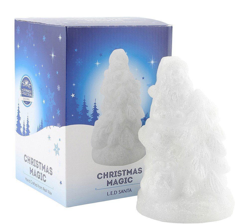 Christmas Magic LED Santa With Christmas Tree Battery Powered Light