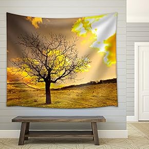 Autumn Scene - Fabric Wall Tapestry Home Decor - 51x60 inches