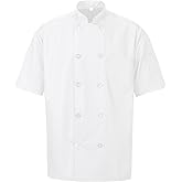 Ousafeve Unisex Chef Coat for Men Women