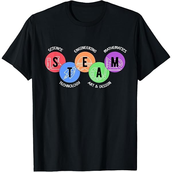 Amazon.com: STEAM Shirt Science and Art STEM Creativity Maker