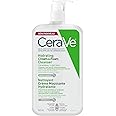 CeraVe Hydrating Cream-to-Foam Face Cleanser, One-Step Face Wash With Hyaluronic Acid & Amino Acid Complex, Gently Cleanses S