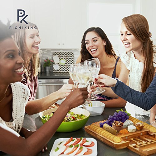 6 Cheese+BAMBOO+13x13x1+5+Charcuterie+Platter