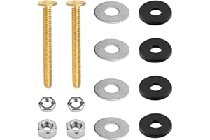 FIX ZHANG 6101 Toilet Tank to Bowl Bolt Kits Replacement for Fluidmaster and Universal Design Fits Most Toilets