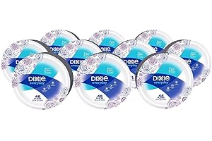 Dixie Everyday 8.5in Paper Plates, 48 Count (Pack of 10)