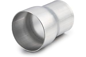 Exhaust Adapter Connector 2.5" ID to 3" ID, A-KARCK Exhaust Pipe Reducer 4" Overall Length 304 Stainless Steel