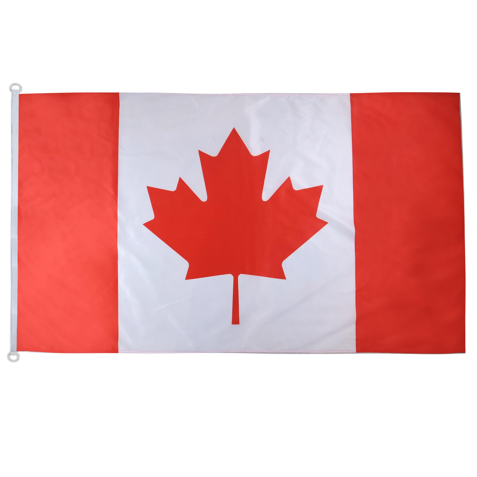 AZ FLAG - Canada Flag - 3x5 Ft - External Use - Canadian Banner Knitted Polyester with Two Plastic Rings - Fade Resistant - Vivid Colors - 3' x 5' Feet - 150x90 Cm