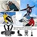 Accessories Kit for GoPro Hero 7 6 5 4 3+ Session Accessory Bundle Set for Action Camera SJ4000 SJ5000 SJ6000 Xiaomi Yi Handle+Head Strap+Chest Strap+Carrying Case for Christmas