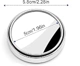 IRYNA 2 Pcs Blind Spot Mirrors 360° Rotate Round Wide Angle Waterproof HD Glass view 2