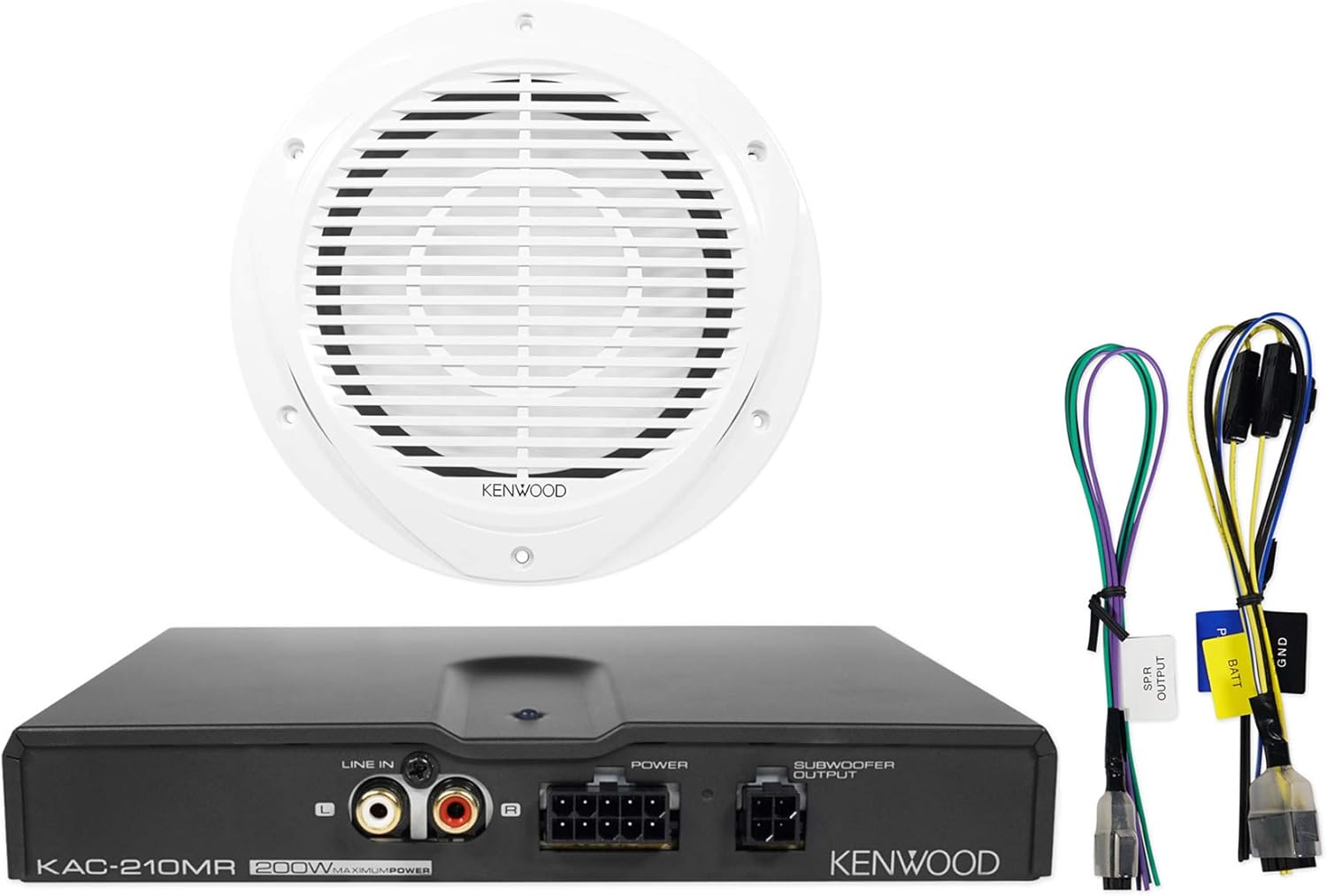 marine subwoofer with amp