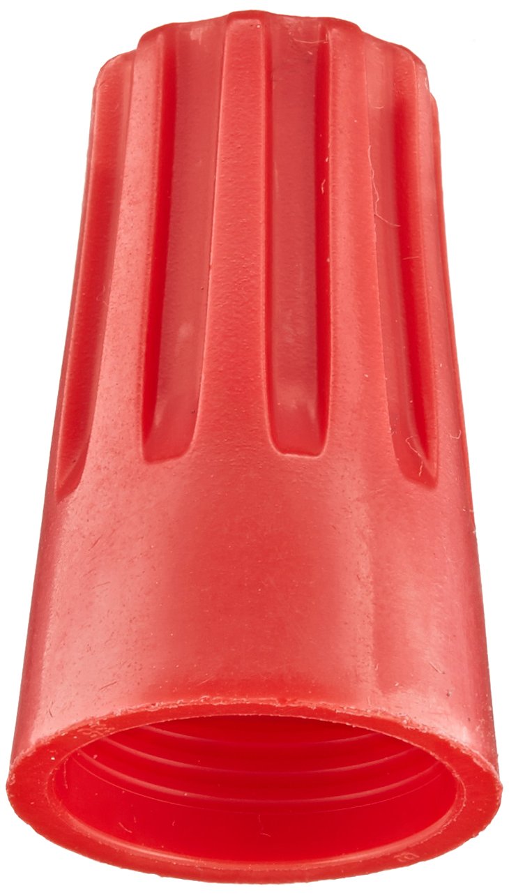 EasyTwist TwistOn Wire Connector, Standard Type, 228 AWG Wire Range, 600V, Red (Large Jar of