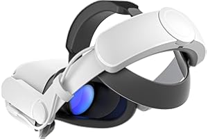 ZYBER Battery Head Strap for Quest 2 Accessories, 6000mAh Battery Pack Elite Strap for Meta Quest 2, Comfort Headstrap Replacement